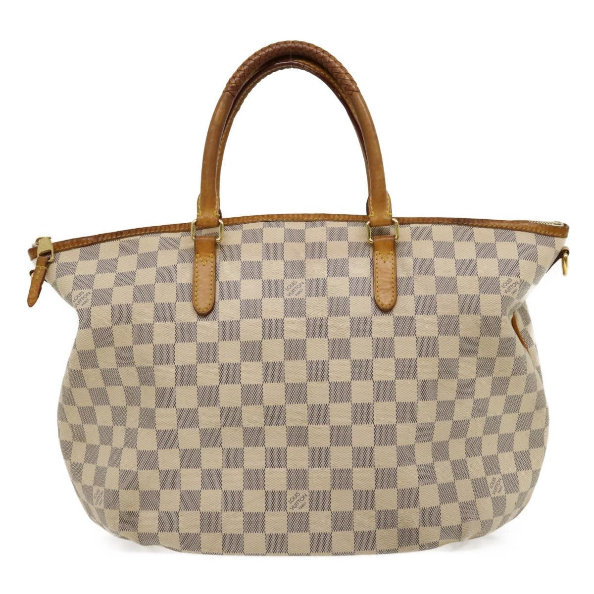 Louis Vuitton Riviera Handbag Damier, WHITE, CANVAS, Handbag