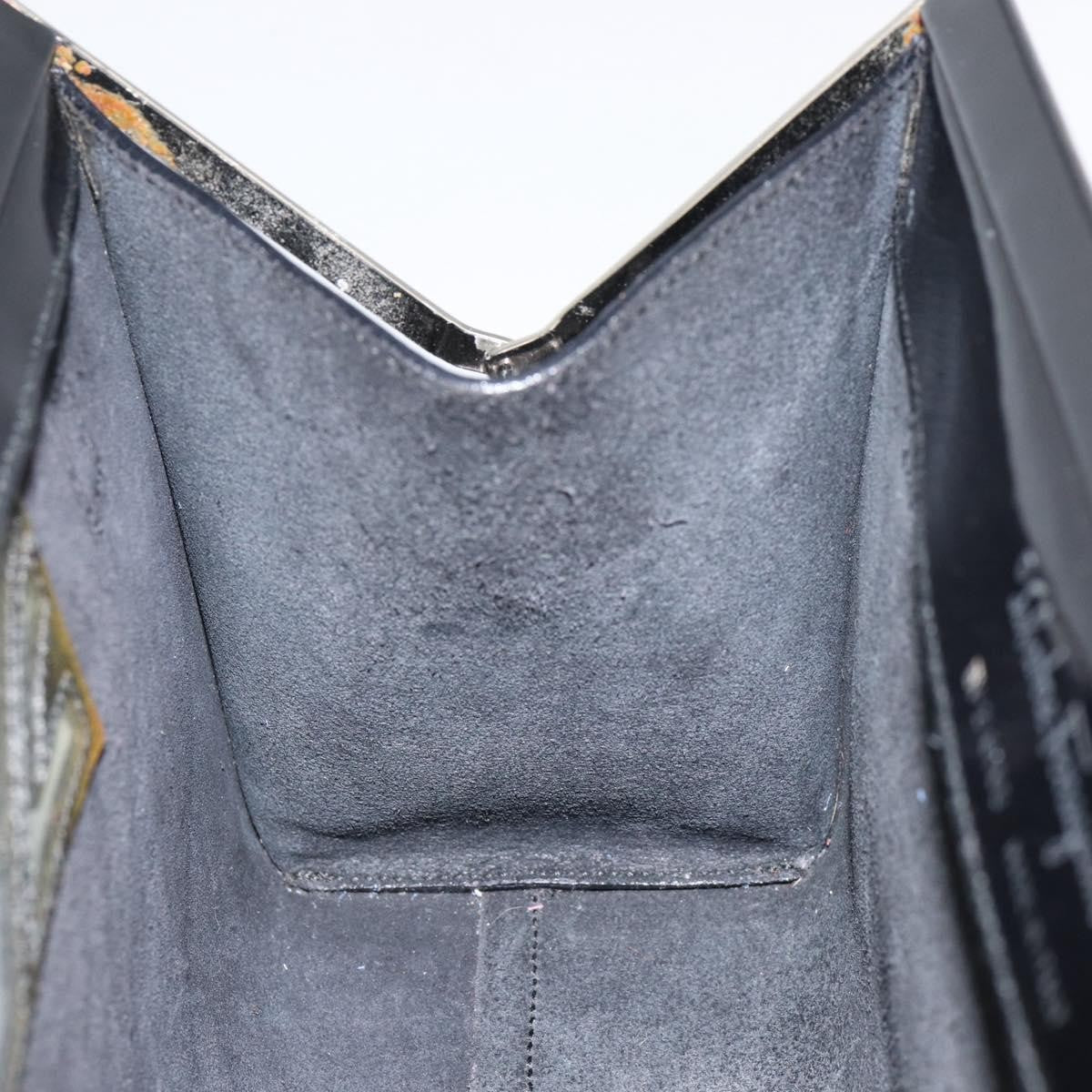 Salvatore Ferragamo Vintage Tote bag Patent Leather, BLACK, PATENT_LEATHER, Tote bag