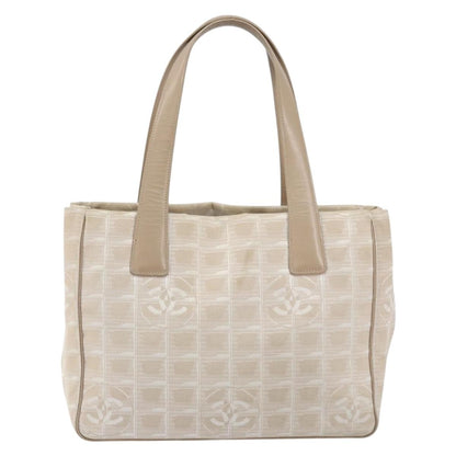 Chanel Travel Line Tote Nylon, BEIGE, NYLON, Tote bag