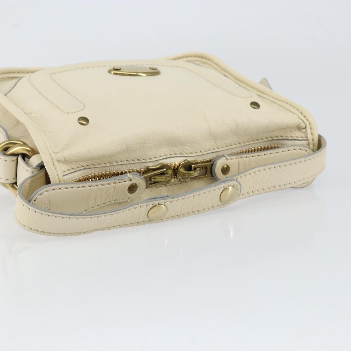 Chloe Vintage handbag Leather, BEIGE, LEATHER, Handbag