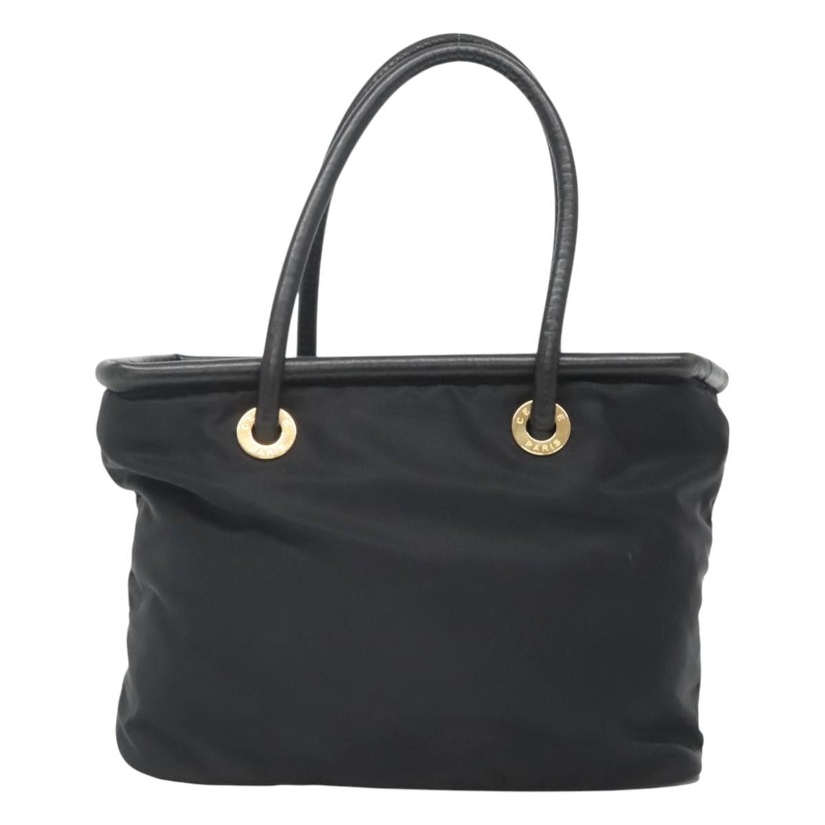 Celine Shoulder Bag Nylon, BLACK, NYLON, Shoulder bag