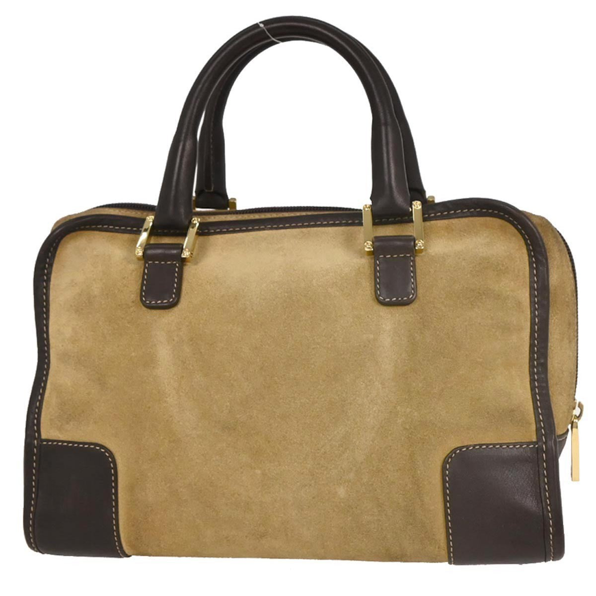 Loewe Amazona Bag Suede, BEIGE, SUEDE, Handbag
