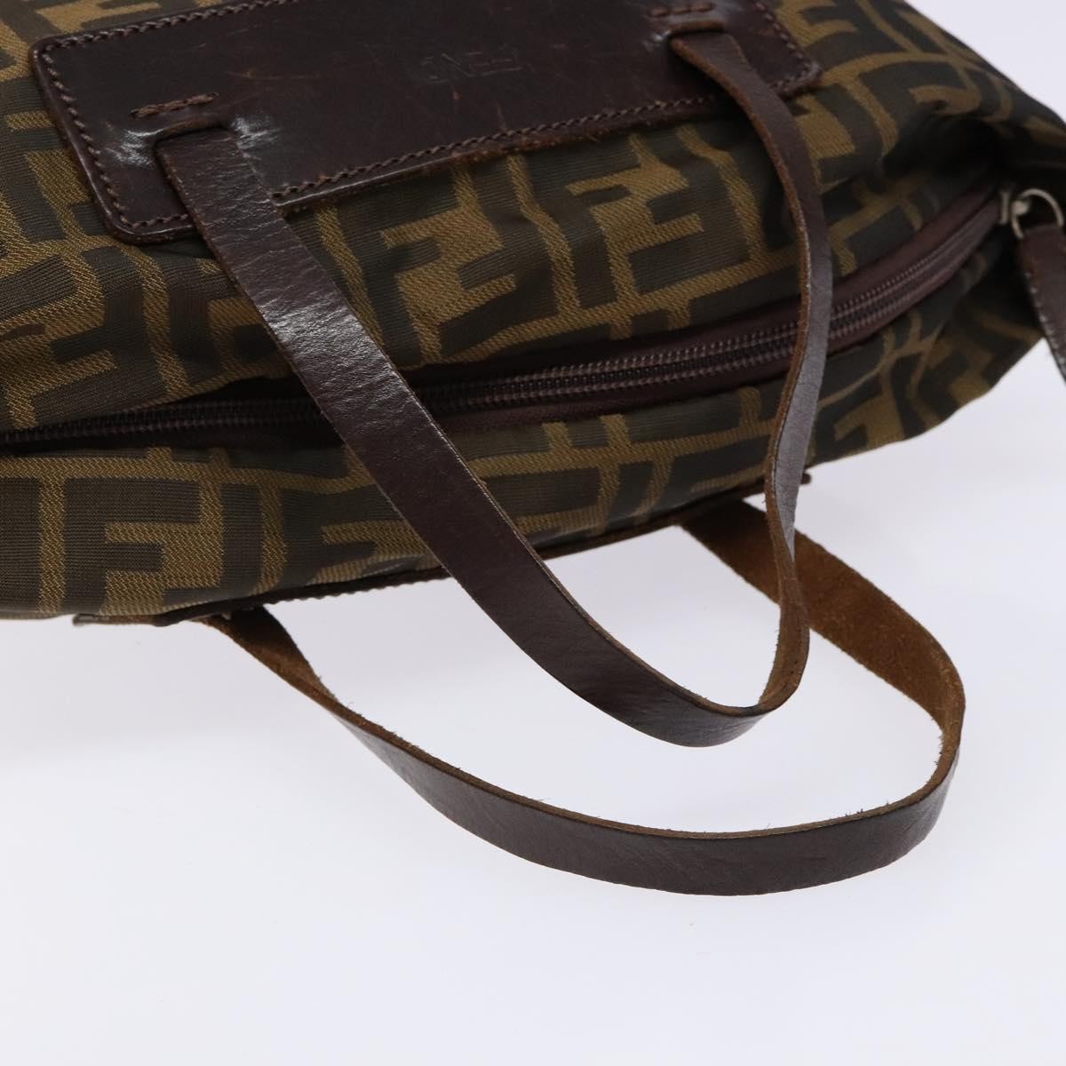 Fendi Vintage Zucca Zucca canvas, BROWN, CANVAS, Handbag