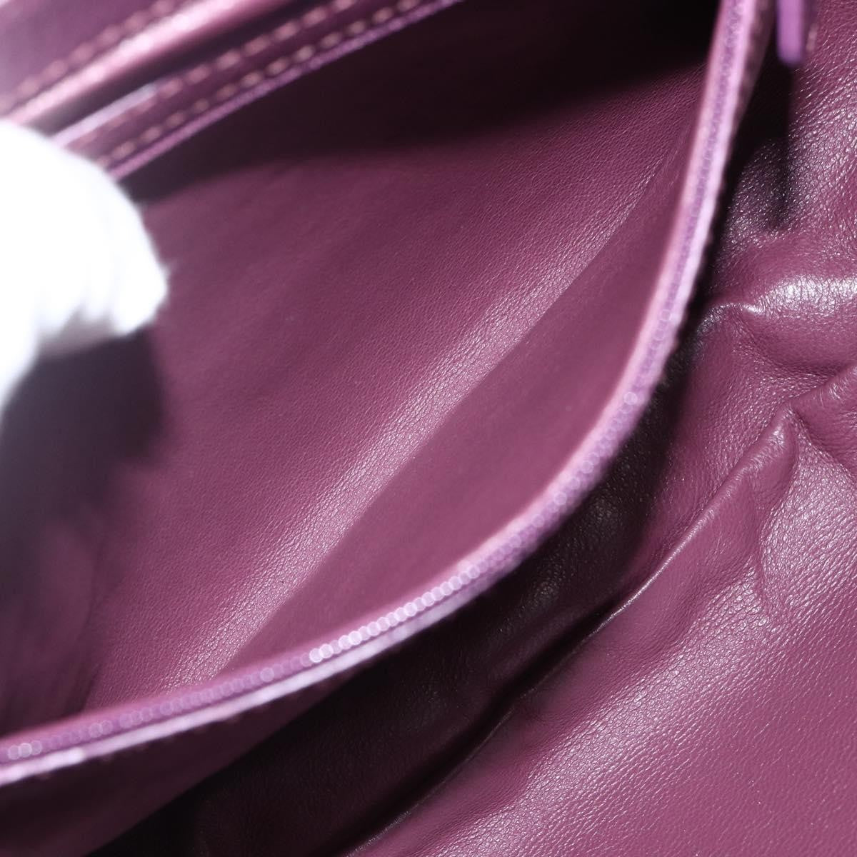 Bvlgari Chandra Satchel Leather, PURPLE, LEATHER, Shoulder bag