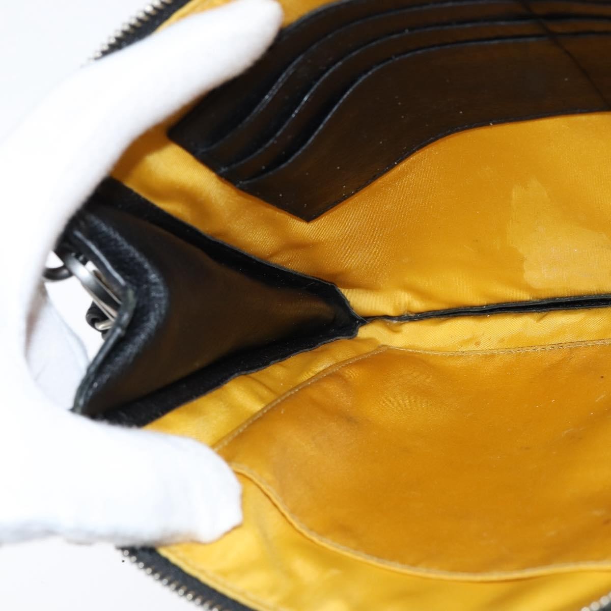 Gucci Off The Grid Zip Pouch GG Econyl, YELLOW, CANVAS, Clutche & pouche