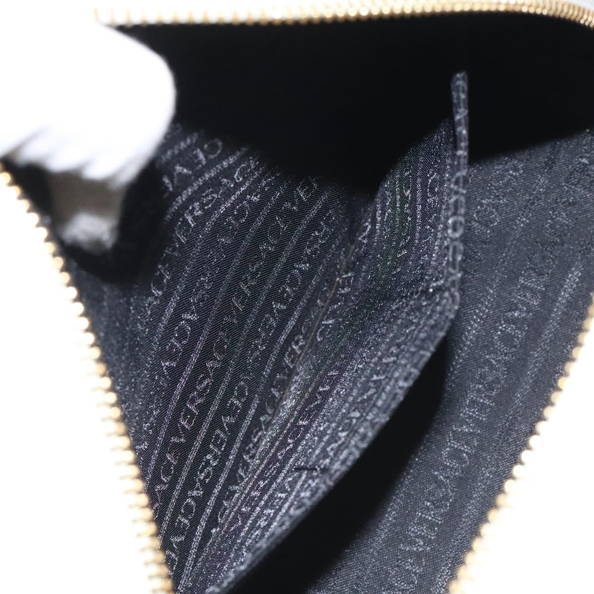 Versace Vintage Handbag Leather, WHITE, LEATHER, Handbag