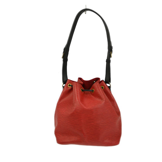 Louis Vuitton Bicolor Petit Noe Handbag Epi Leather, RED, LEATHER, Shoulder bag