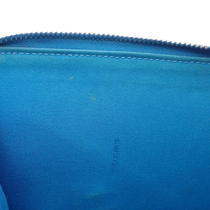 Fendi Monster Clutch Leather, BLUE, LEATHER, Clutche & pouche