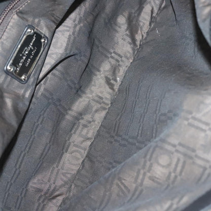 Salvatore Ferragamo Vala Handbag Leather, BLACK, LEATHER, Handbag