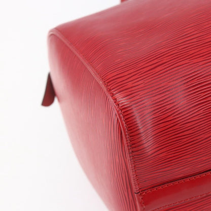 Louis Vuitton Speedy Handbag Epi Leather, RED, LEATHER, Handbag