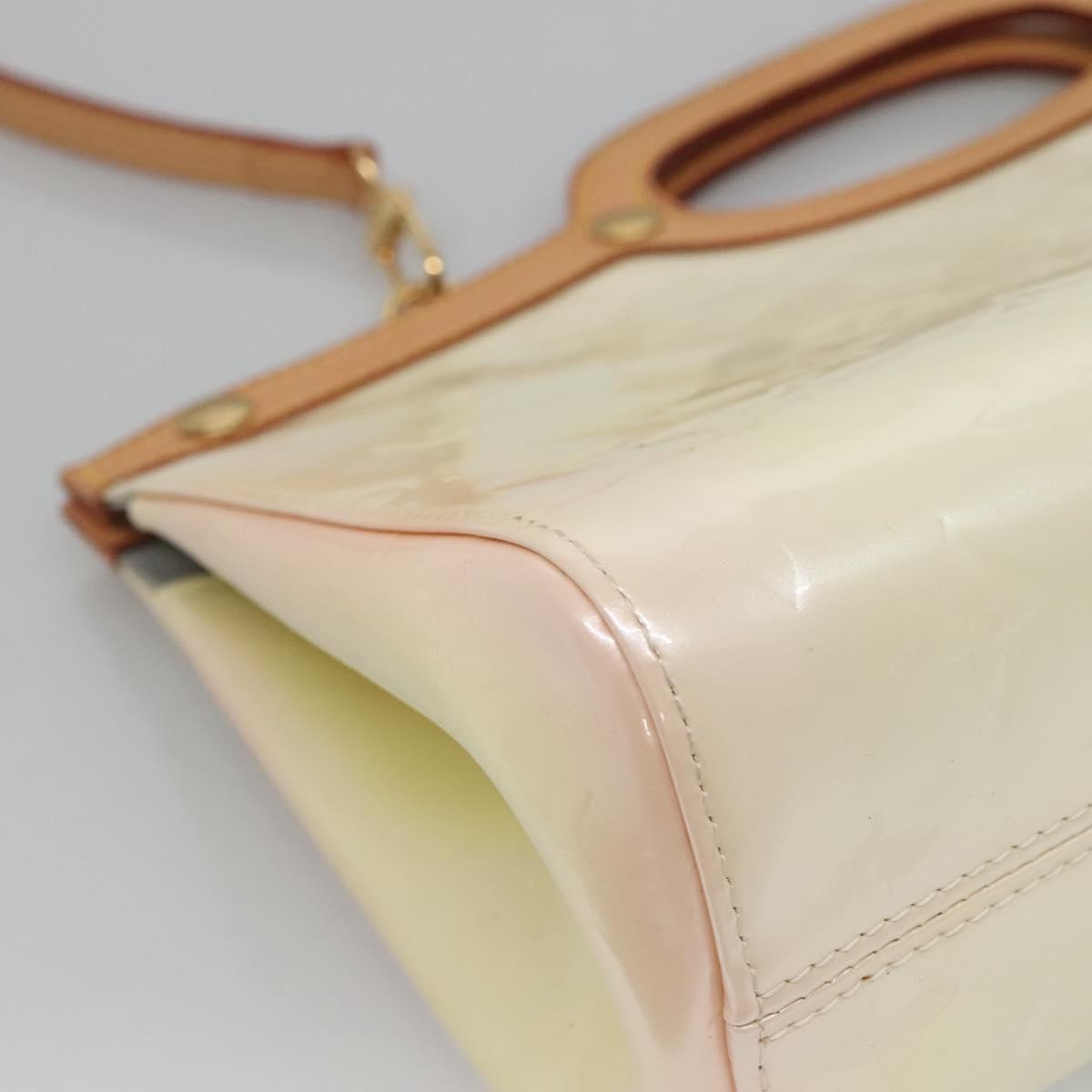 Louis Vuitton Roxbury Drive Handbag Monogram Vernis, BEIGE, PATENT_LEATHER, Handbag