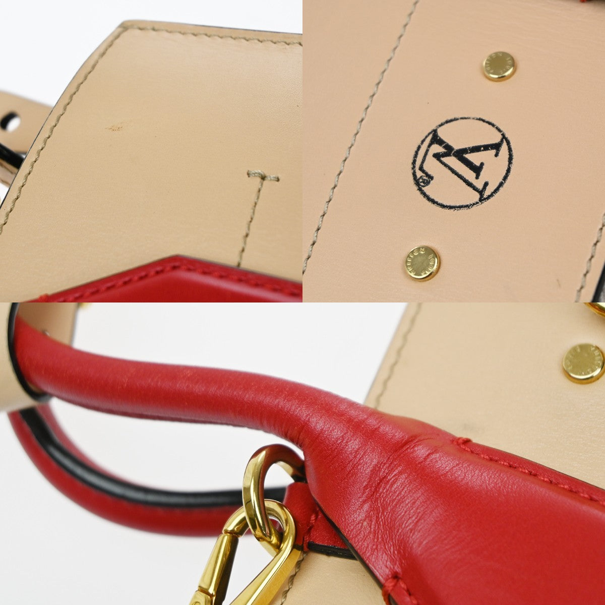 Louis Vuitton City Steamer Handbag Leather, BLACK, LEATHER, Handbag