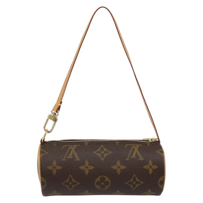 Louis Vuitton Papillon Pochette Monogram Canvas, BROWN, CANVAS, Clutche & pouche