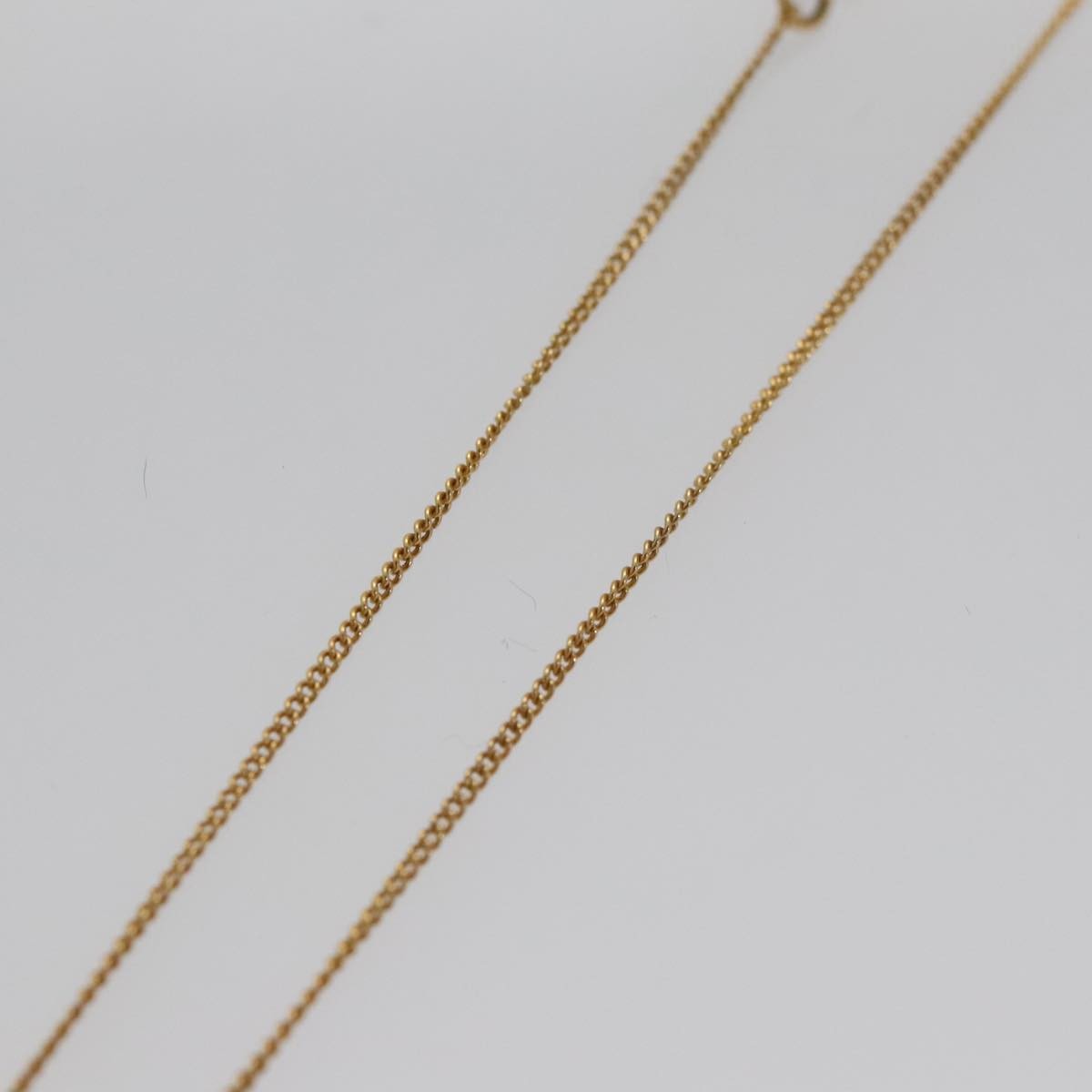 Christian Dior D logo Pendant Necklace Metal, GOLD, METAL, Necklace