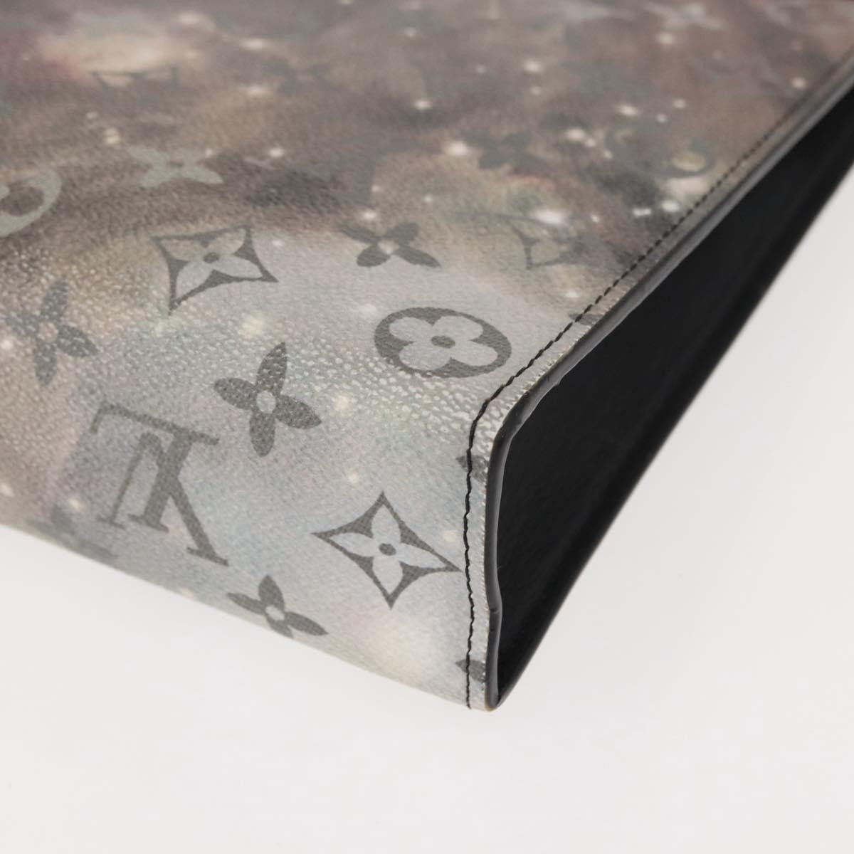 Louis Vuitton Pochette Voyage Monogram Eclipse Canvas, GRAY, CANVAS, Clutche & pouche