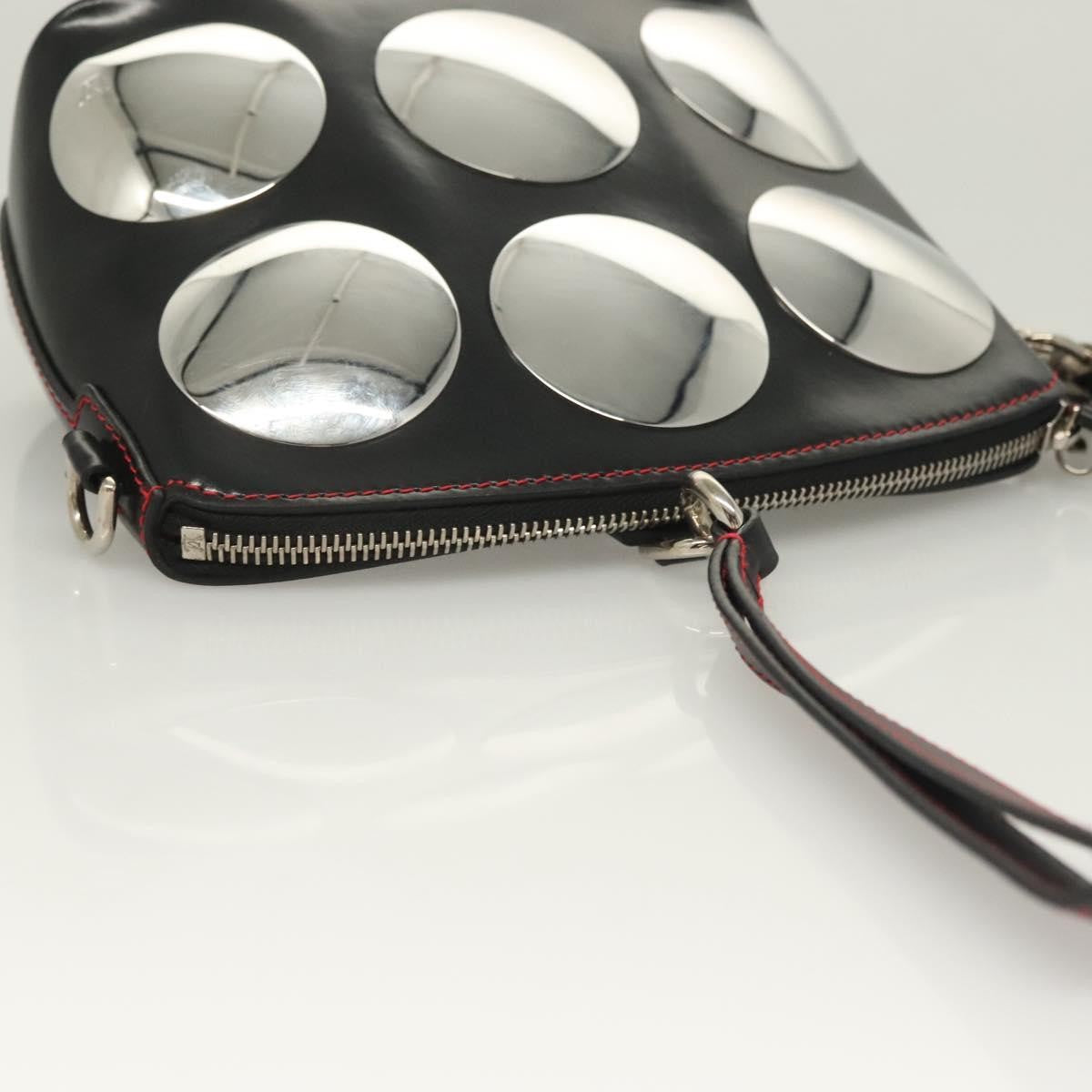 Louis Vuitton Suhari Lockit HandBag Leather, BLACK, LEATHER, Handbag