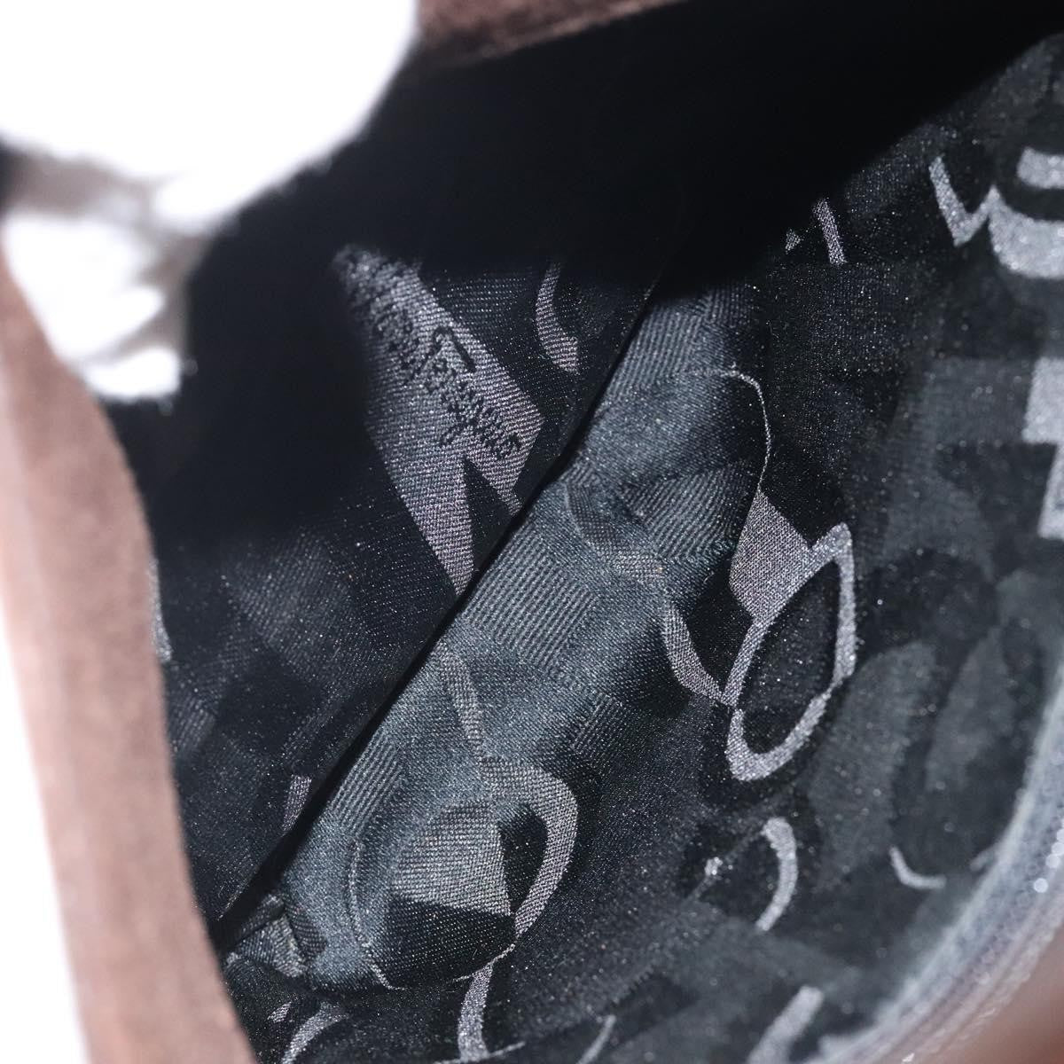 Salvatore Ferragamo Vala Handbag Suede, BROWN, SUEDE, Handbag