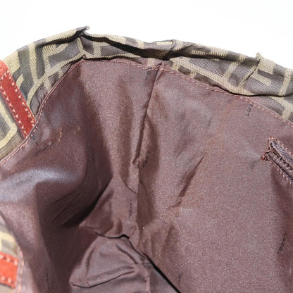 Fendi Zucca Tote bag FF motif, BROWN, CANVAS, Tote bag