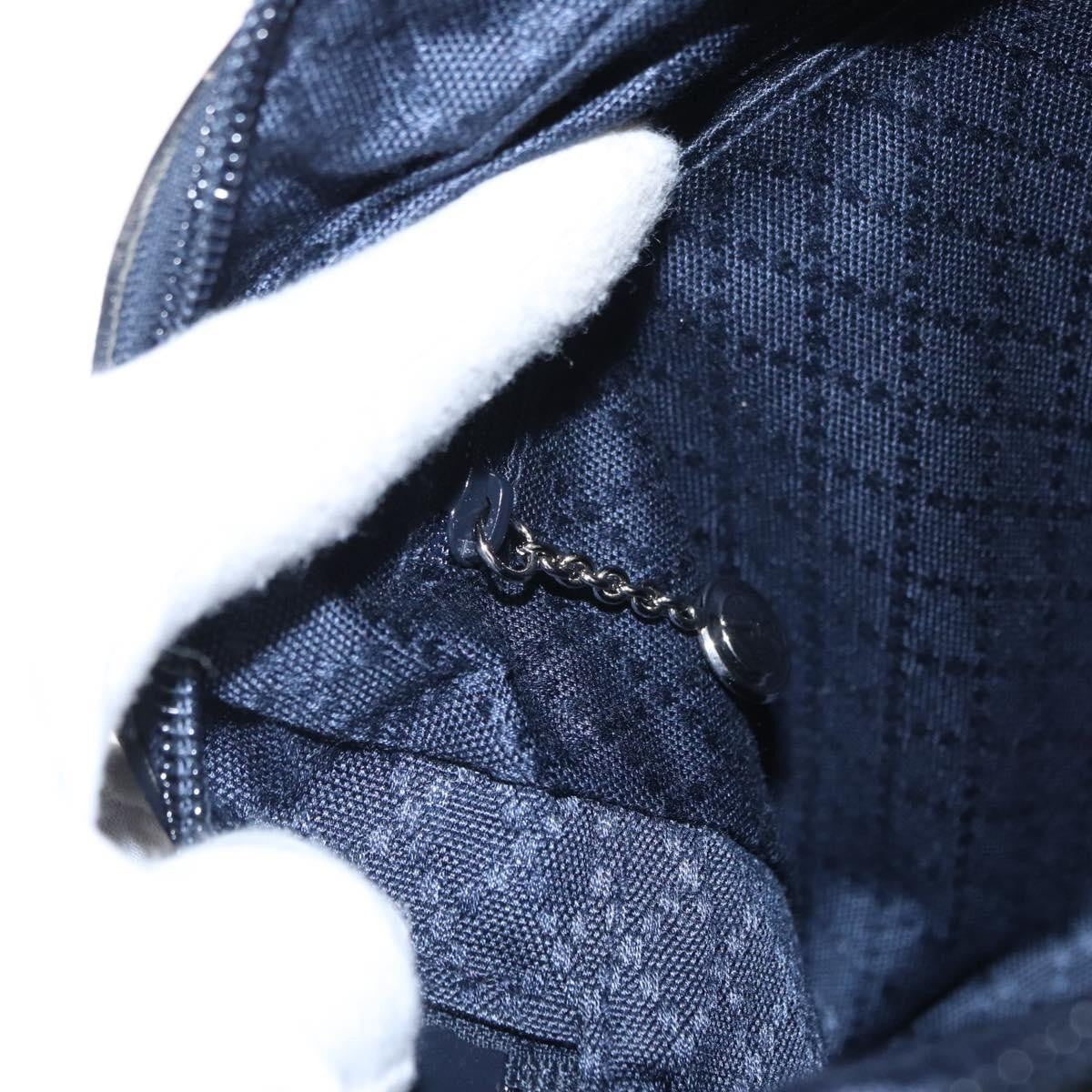 Gucci Vintage Bamboo Handle Bag Nylon, BLACK, NYLON, Handbag