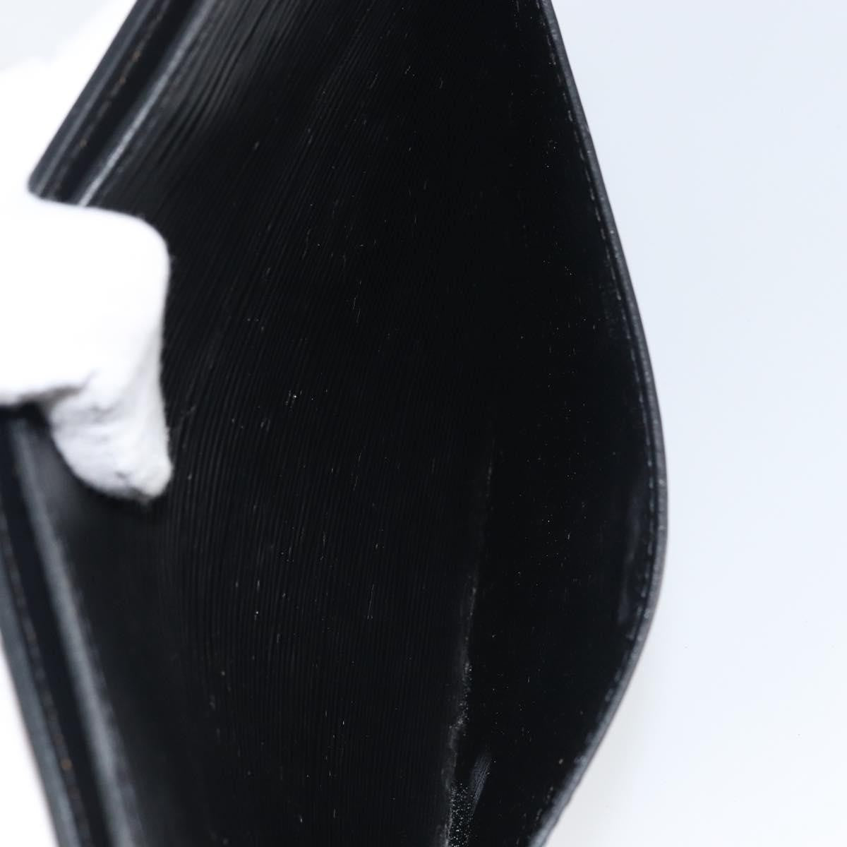 Louis Vuitton Pochette Homme Epi Leather, BLACK, LEATHER, Clutche & pouche