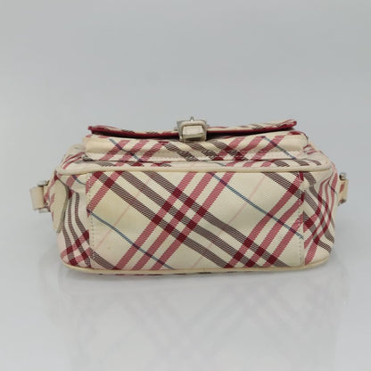 Burberry Nova Check Blue Label Nylon, WHITE, NYLON, Shoulder bag