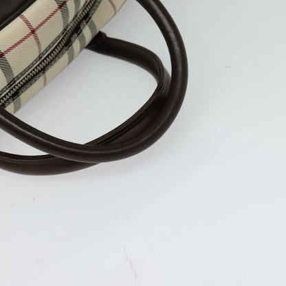 Burberry Nova Check Bowling Bag Canvas, BEIGE, NYLON, Travel bag