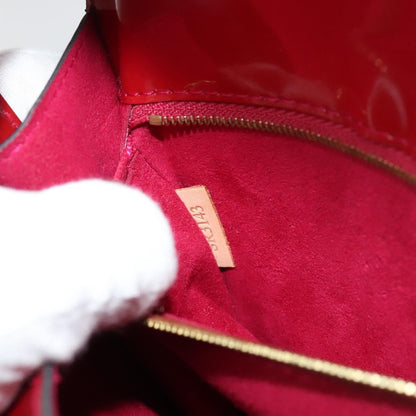 Louis Vuitton Monceau Handbag Vernis, BURGUNDY, PATENT_LEATHER, Handbag