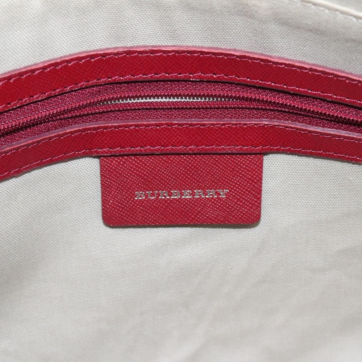 Burberry Nova Check Tote Leather, BEIGE, CANVAS, Tote bag