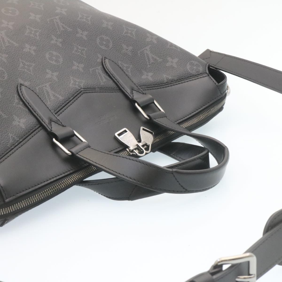 Louis Vuitton Explorer Tote Monogram Eclipse Canvas, BLACK, CANVAS, Tote bag