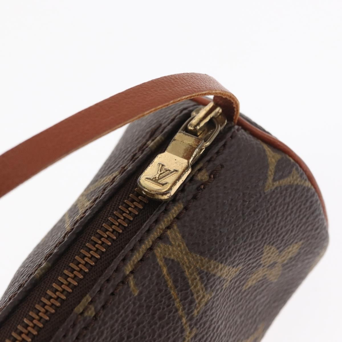 Louis Vuitton Papillon Pochette Monogram Canvas, BROWN, CANVAS, Clutche & pouche