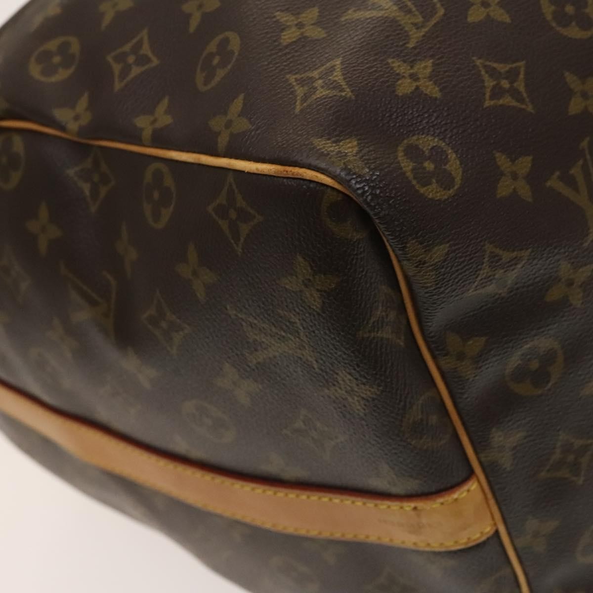 Louis Vuitton Keepall Bandouliere Bag Monogram Canvas, BROWN, CANVAS, Travel bag