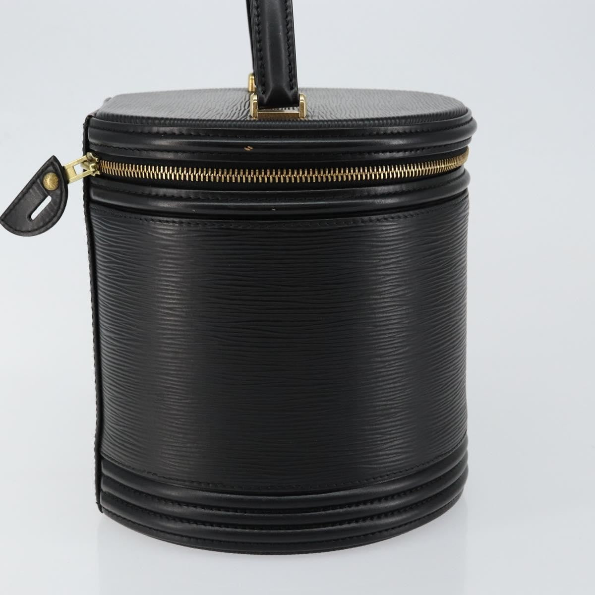 Louis Vuitton Cannes Handbag Epi Leather, BLACK, LEATHER, Handbag