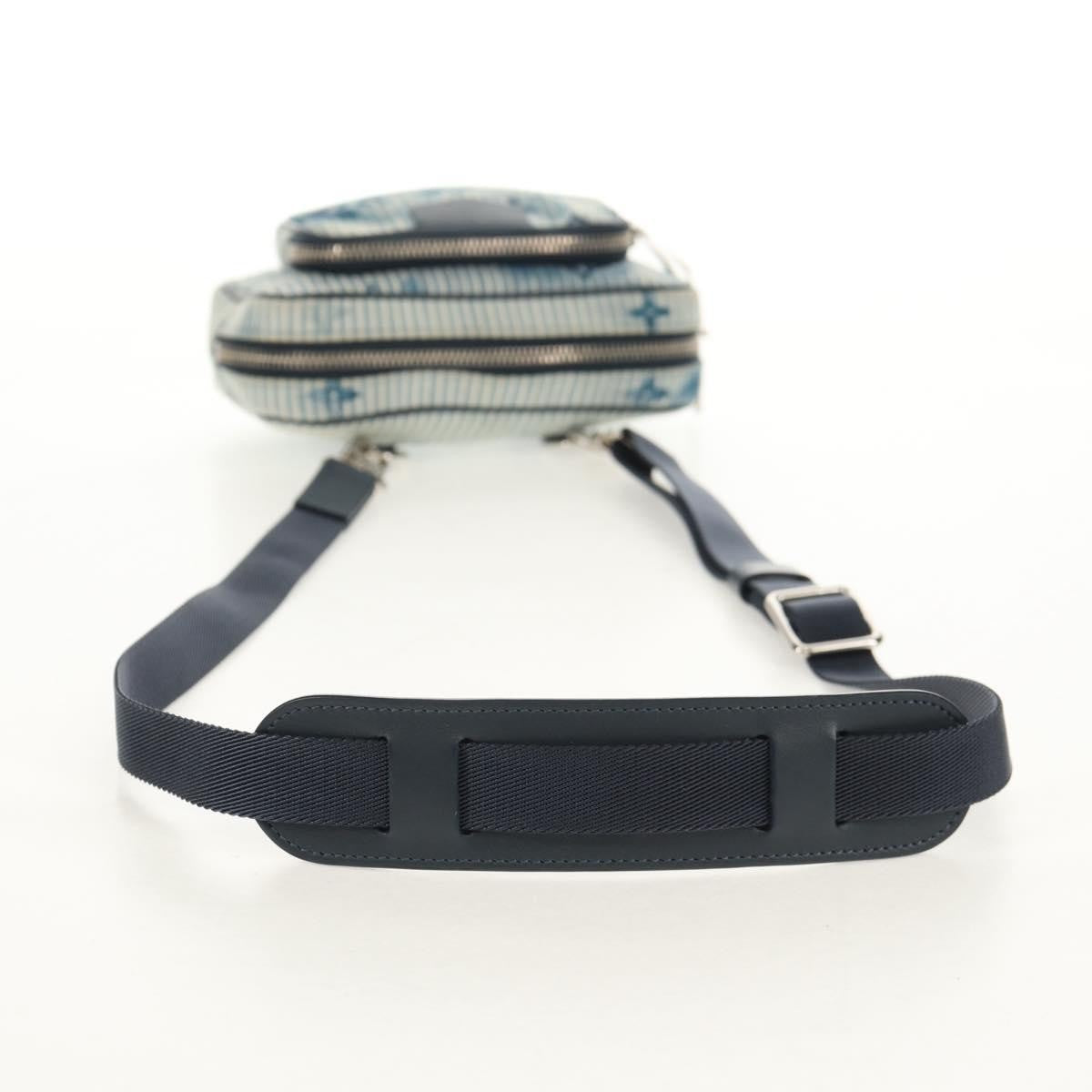 Louis Vuitton Outdoor Pouch Limited Edition Monogram Watercolor Stripes Denim, BLUE, CANVAS, Clutche & pouche