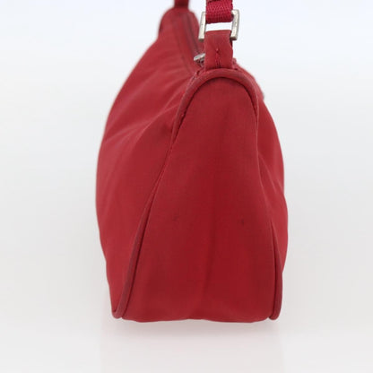 Prada Pochette Shoulder Bag Tessuto, RED, NYLON, Clutche & pouche