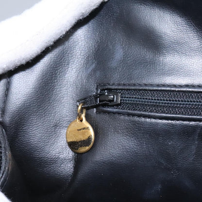 Chanel Vintage CC Dome Bag Leather, BLACK, LEATHER, Tote bag