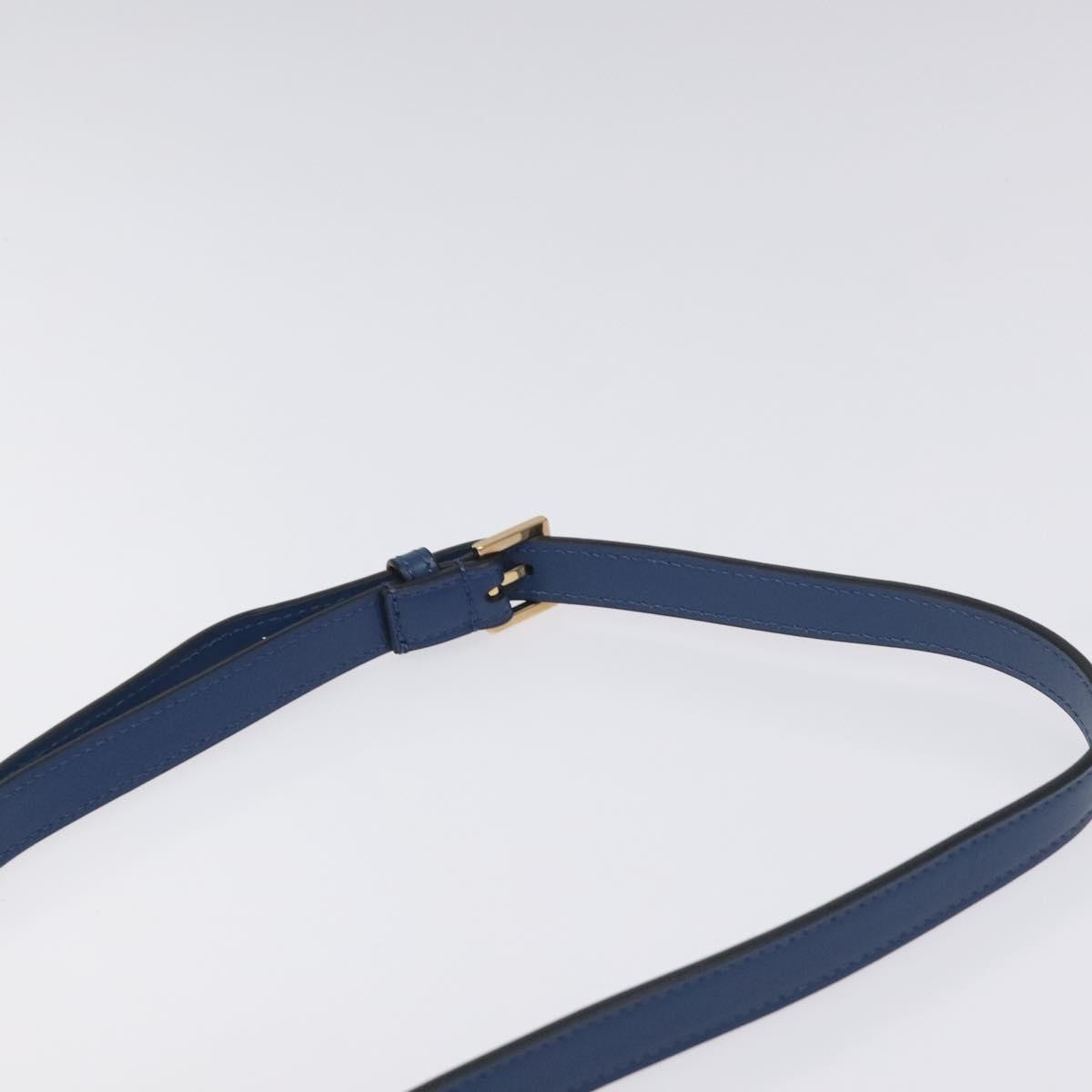 Versace Medusa Icon Front Slip Pocket Camera Bag Quilted Denim, BLUE, DENIM_JEANS, Crossbody bag