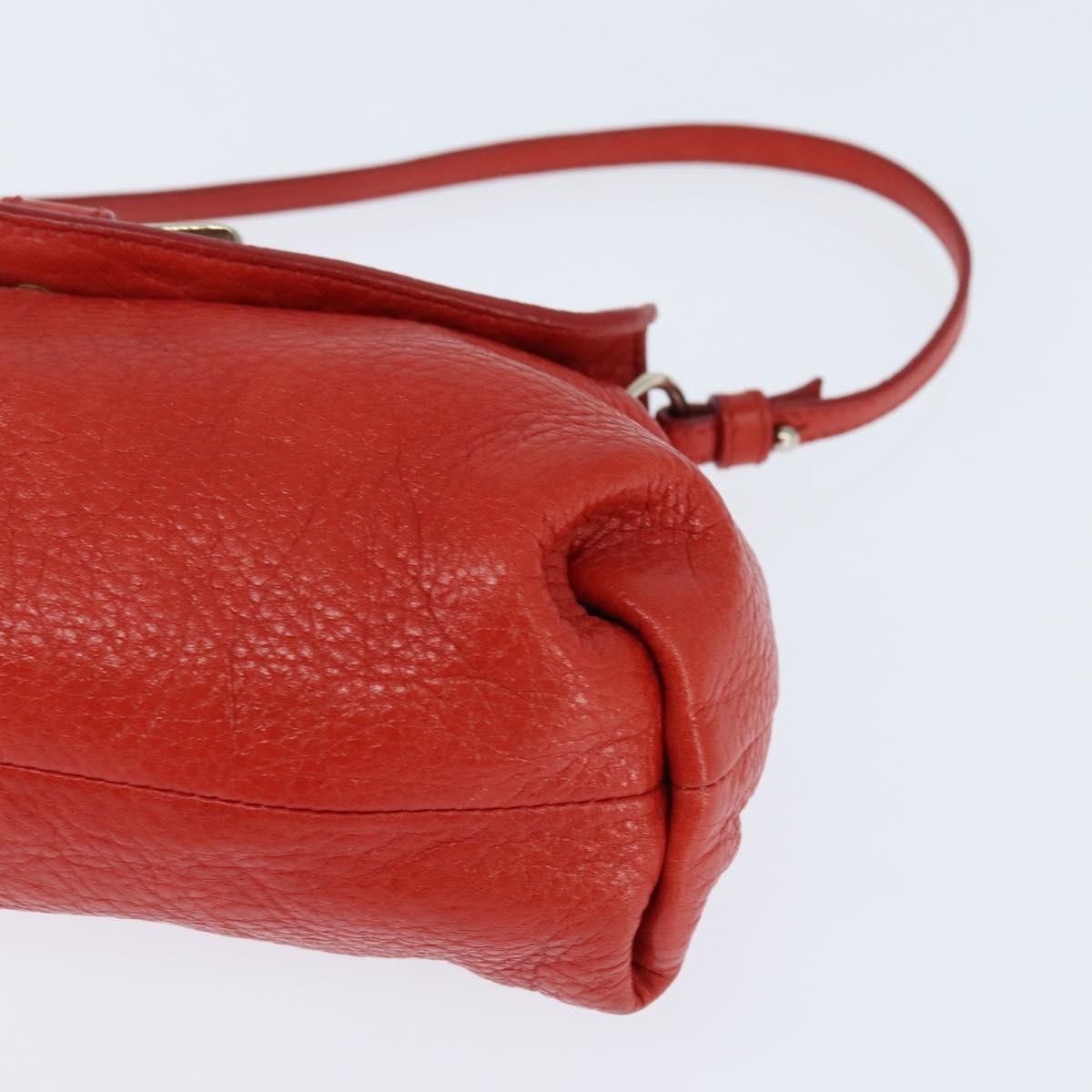 Chloe Lily Shoulder bag Leather, RED, LEATHER, Shoulder bag