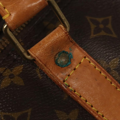 Louis Vuitton Keepall Bag Monogram Canvas, BROWN, CANVAS, Travel bag