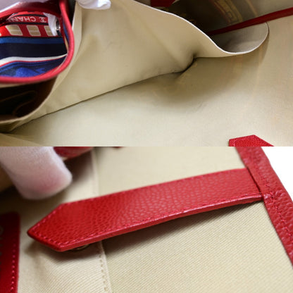 Chanel Le Train Tote Printed Coated Canvas, NAVY, CANVAS, Tote bag