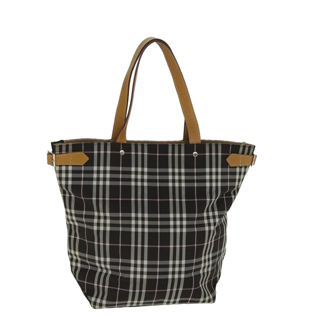 Burberry Nova Check Blue Label Nylon, BROWN, NYLON, Travel bag