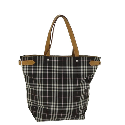 Burberry Nova Check Blue Label Nylon, BROWN, NYLON, Travel bag