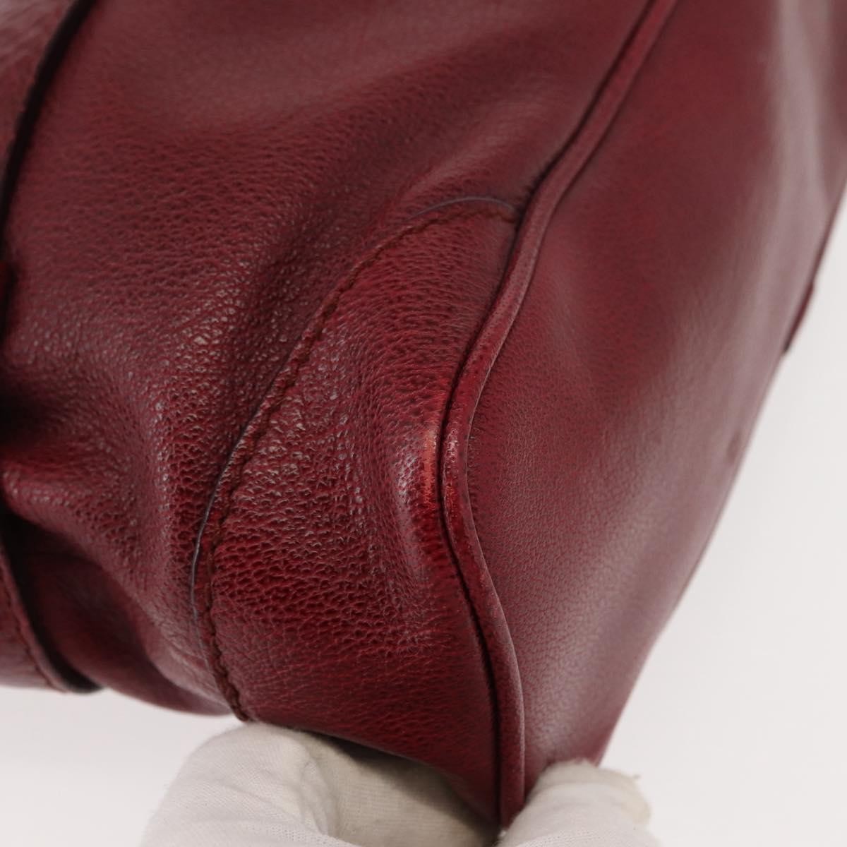 Burberry Shoulder Bag Leather, RED, LEATHER, Shoulder bag