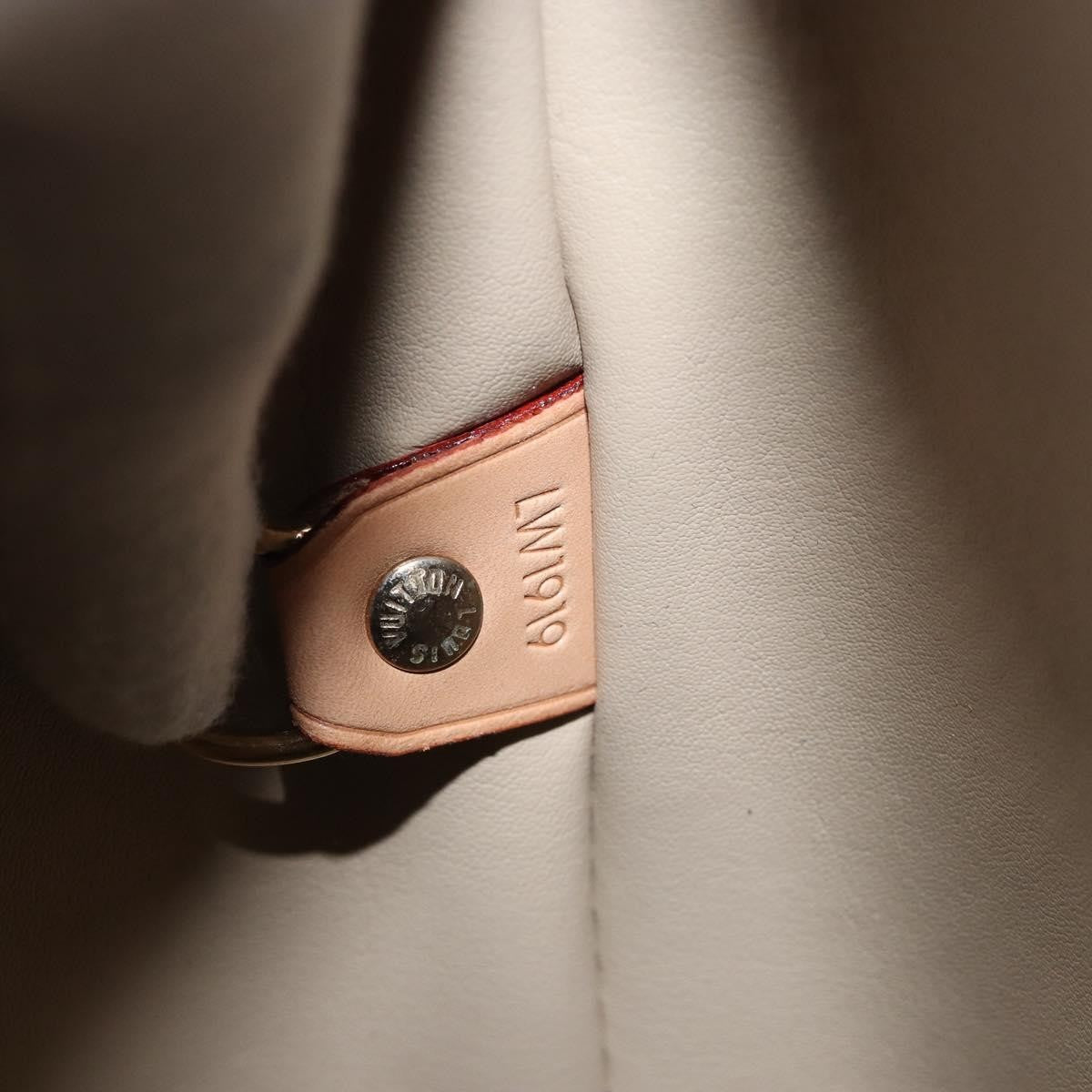 Louis Vuitton Houston Handbag Monogram Vernis, BEIGE, PATENT_LEATHER, Handbag