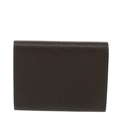 Louis Vuitton Envelope Business Card Holder Taiga Leather, BROWN, LEATHER, Card Holders