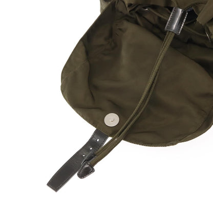 Prada Double Front Pocket Backpack Tessuto, KHAKI, NYLON, Backpack