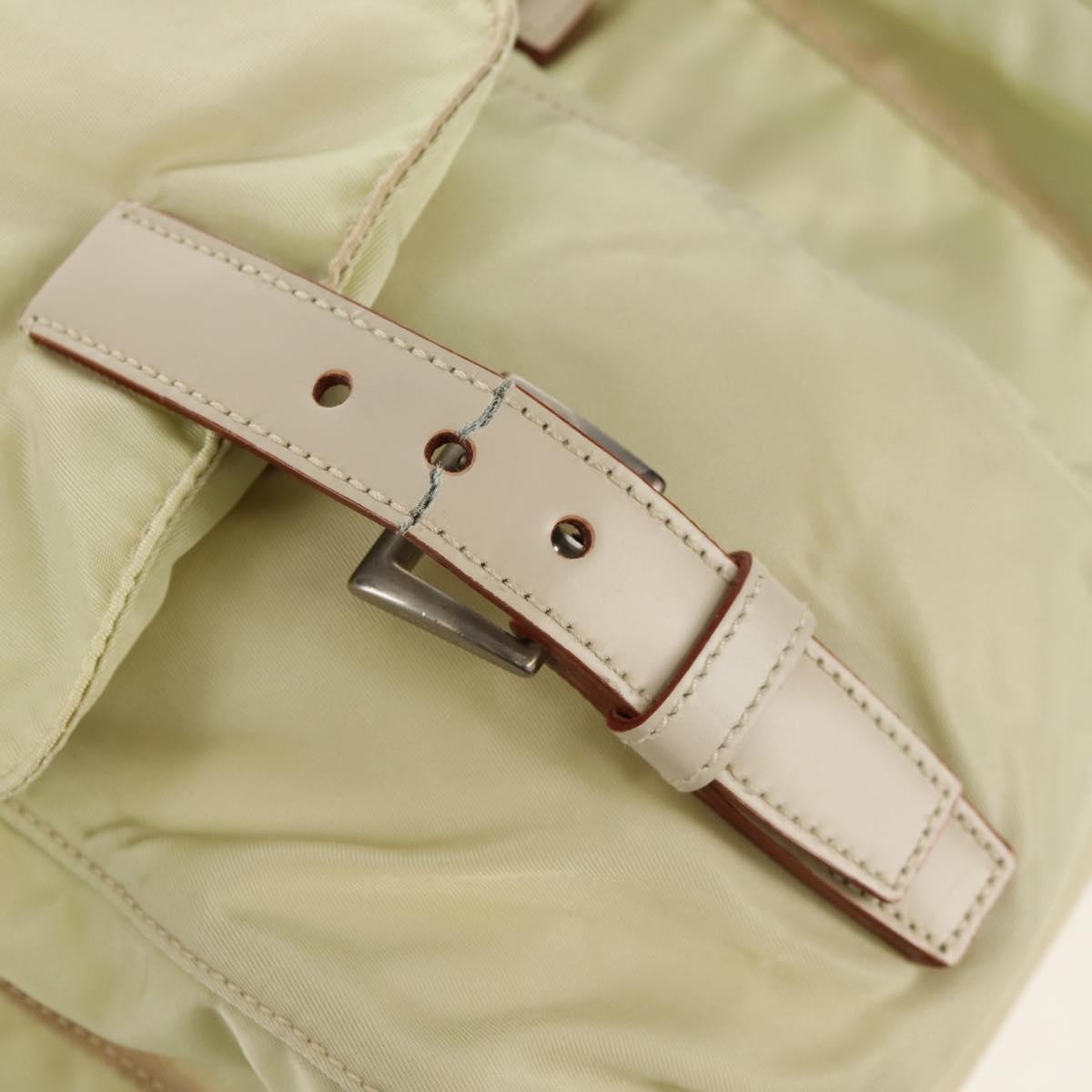 Prada Sac à dos Re-nylon nylon, BEIGE, NYLON, Backpack