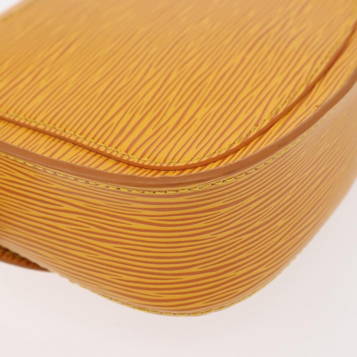 Louis Vuitton Saint Cloud Handbag Epi Leather, YELLOW, LEATHER, Shoulder bag