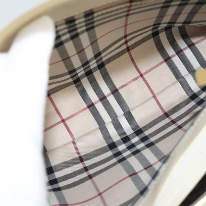 Burberry Vintage Handbag Leather, BEIGE, LEATHER, Handbag