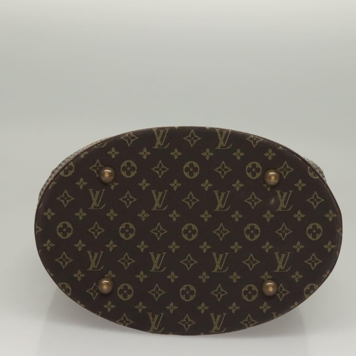 Louis Vuitton Bucket Bag Canvas, BROWN, CANVAS, Handbag