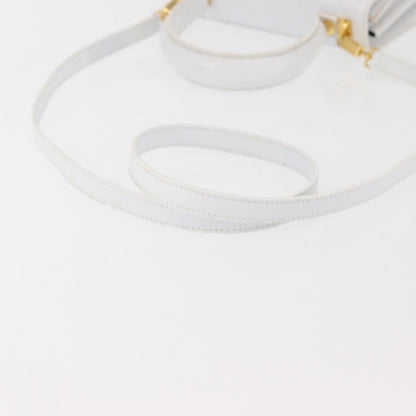 Salvatore Ferragamo Gancini Convertible Top Handle Bag Leather, WHITE, LEATHER, Handbag